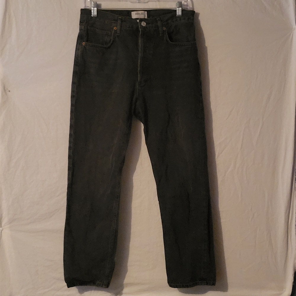Agolde black jeans size 28 straight leg